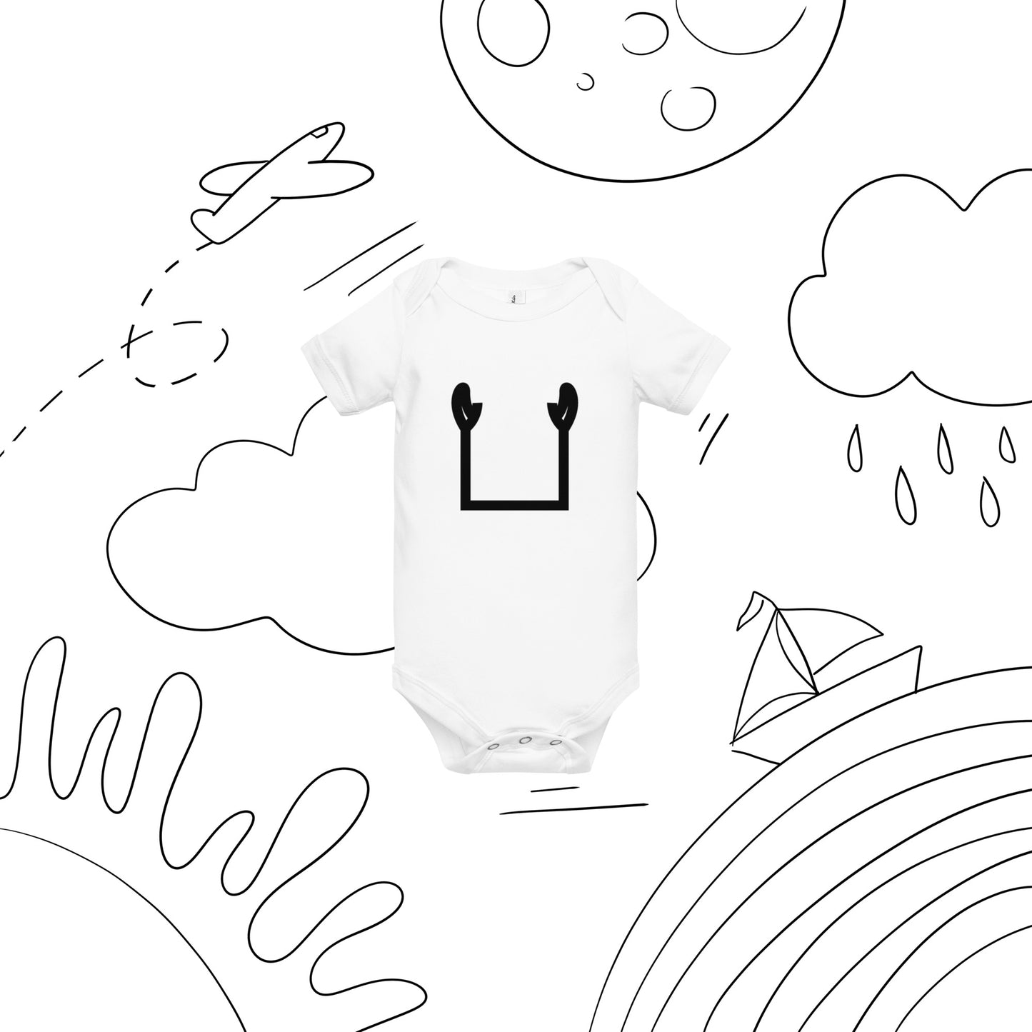 Baby short sleeve one piece